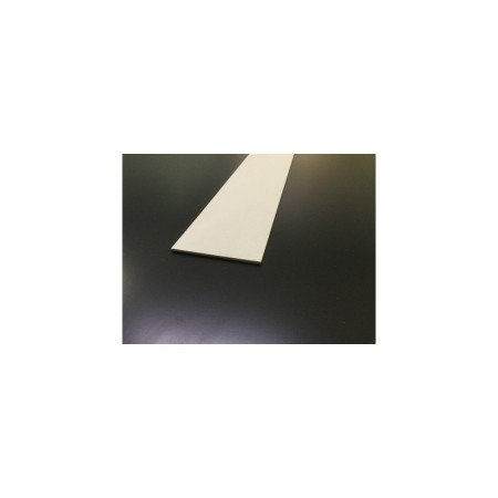 Plat PVC blanc - Longueur 1m30